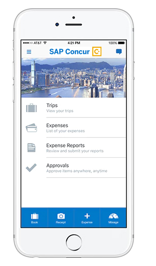 SAP Concur - gestion note de frais