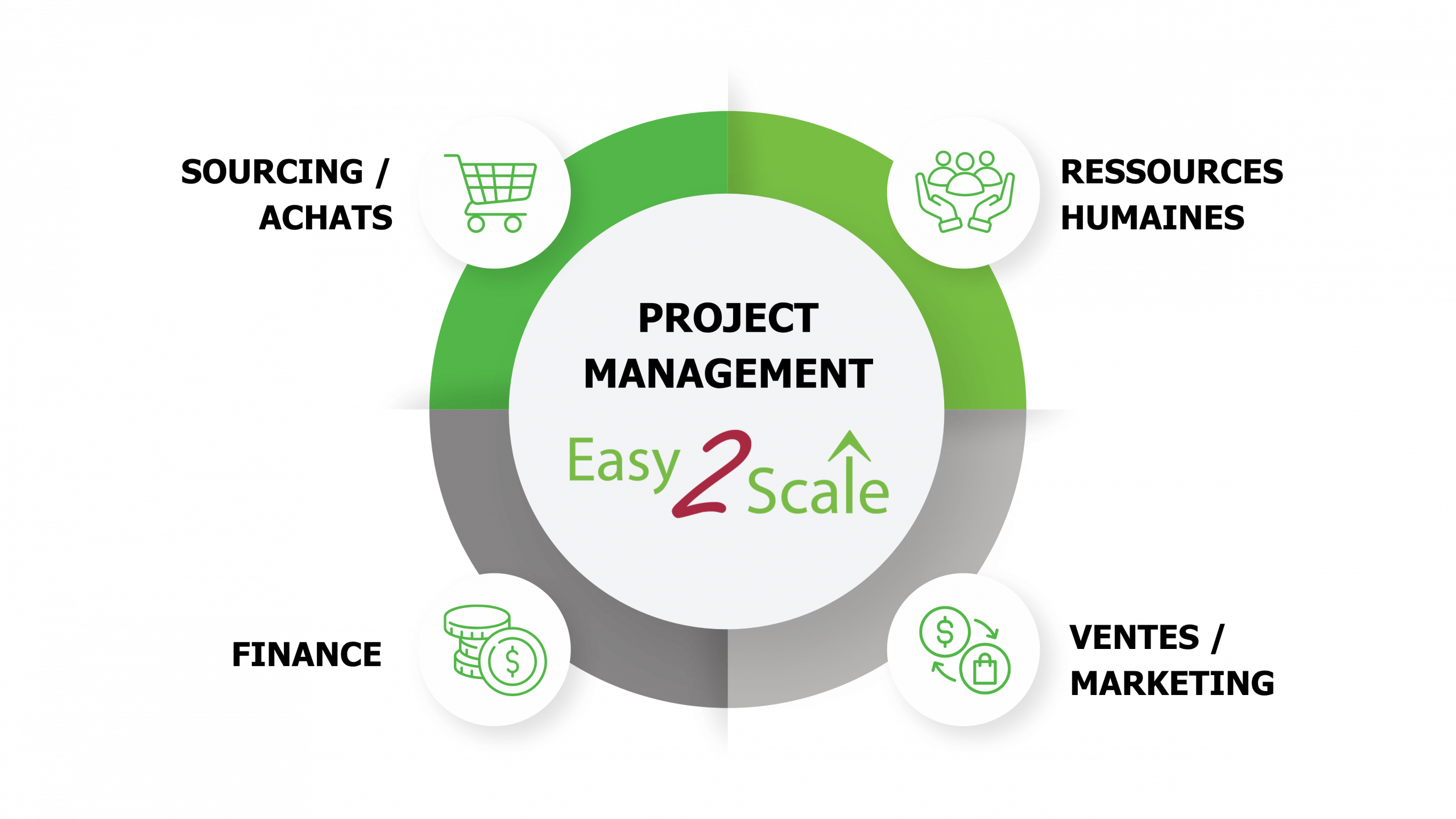 Easy2Scale for Project Management diagram